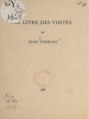 cover image of Le livre des visites